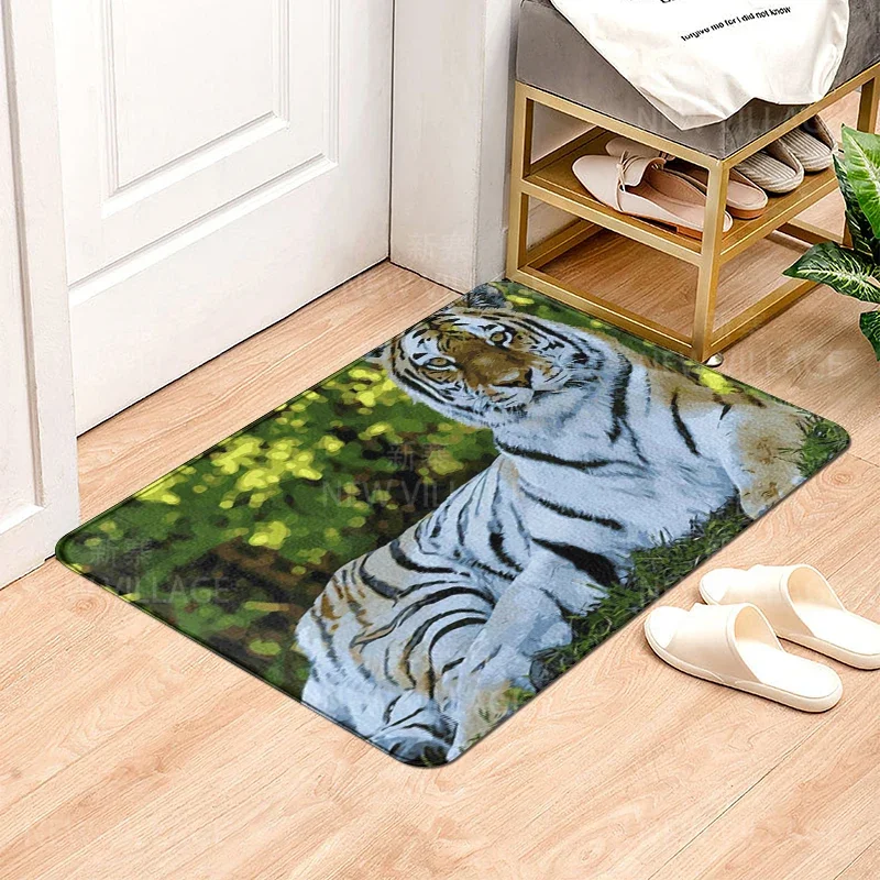 Anti-slip Bath Mat Bathroom Small Rug Shower Mat Home Decor Door Mat Kitchen Bedroom Entrance Room Mats boho abstract morandi