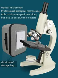 Microscopio ottico biologia professionale 10000X alta ingrandimento fotografia HD scuola media università ricerca spermatozoi microbo