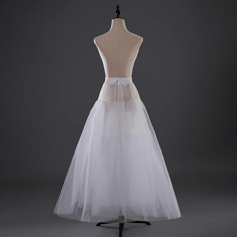 4-layer Boneless Wedding Dress Skirt Support Bridal Dress Loop Less Apron Daily Performance Dress Support Skirt Skirt