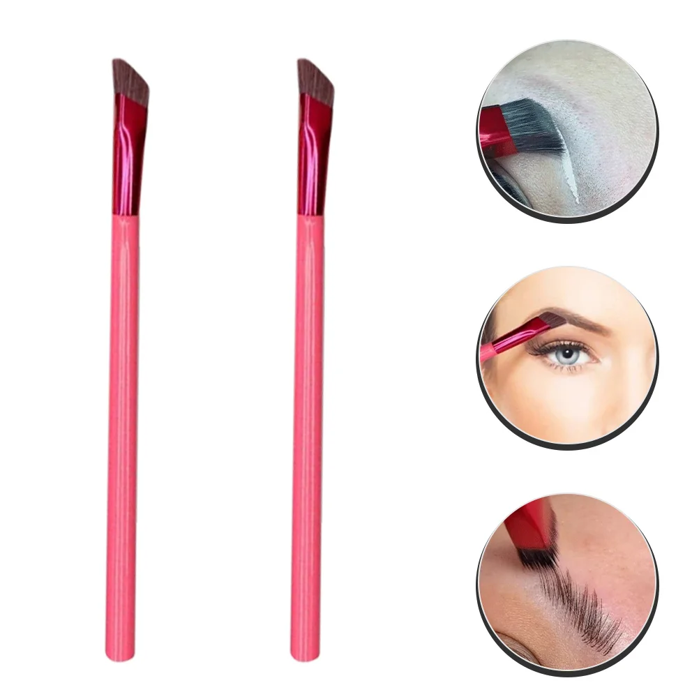 2 Pcs Angled Eyebrow Brush for Women Makeup Tool Multifunction Concealer Cosmetics Tools Miss