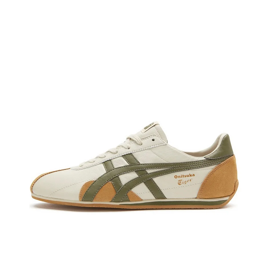 Onitsuka Tiger Runspark Abrasion Resistant Low top Casual Running Shoes Unisex Beige Yellow 1183B480-200