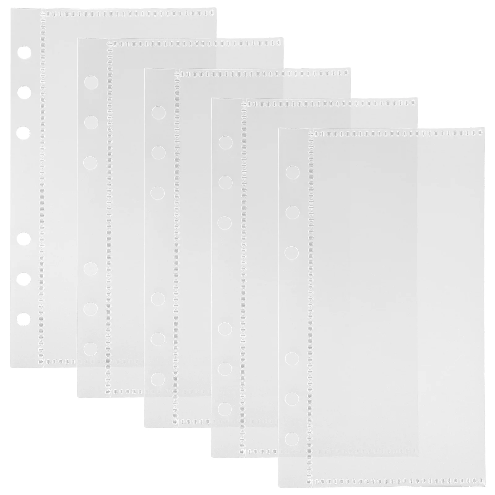 5pcs Budget Binder Insert Portable Multi-Use Loose Leaf Pocket Reusable Divider For Notebook Folder Stickers Cards Storage Pp
