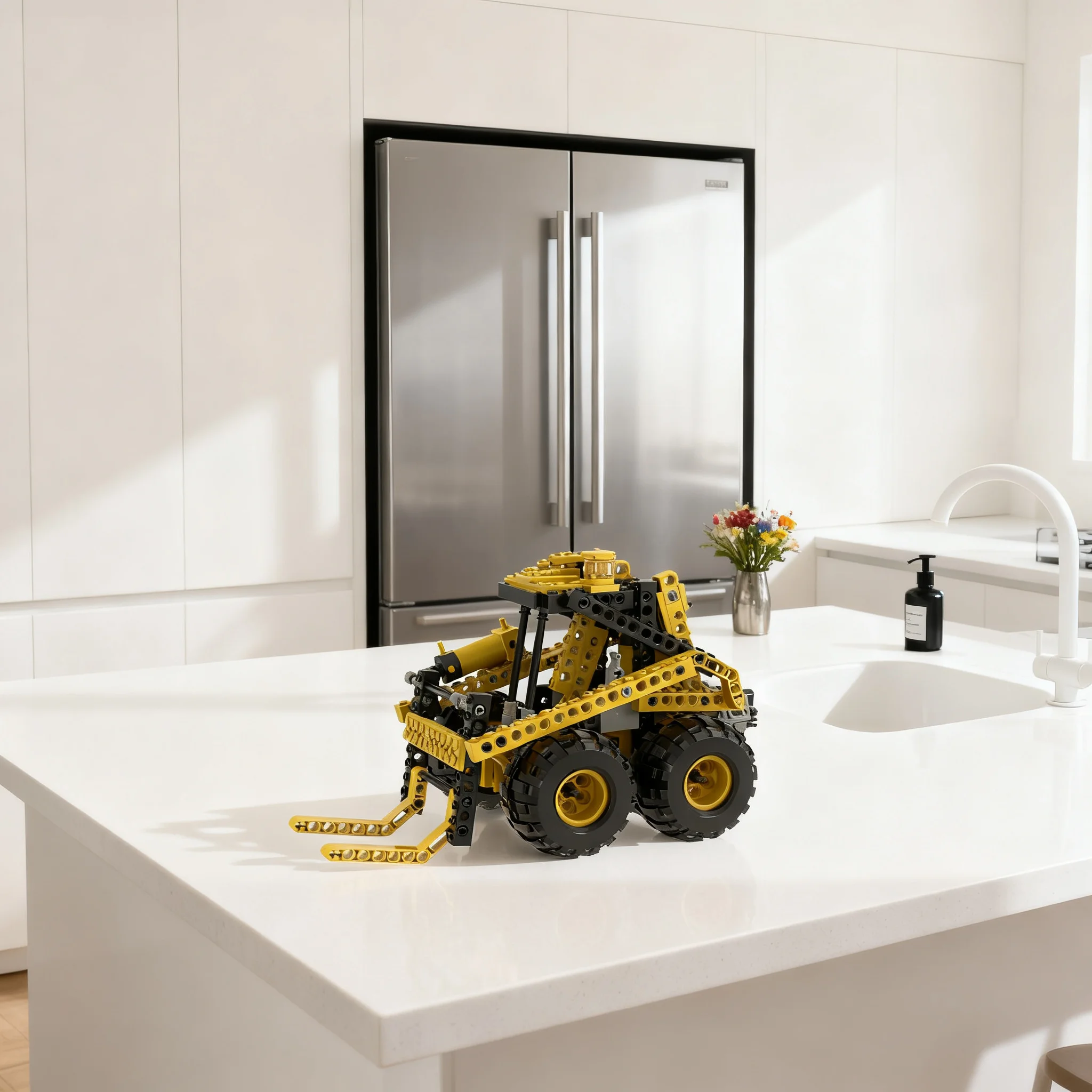 304pcs MOC Technical 8459 Skid-steer Loader Model Building Blocks Toys Architecture Christmas Gift Creative Assemble Education