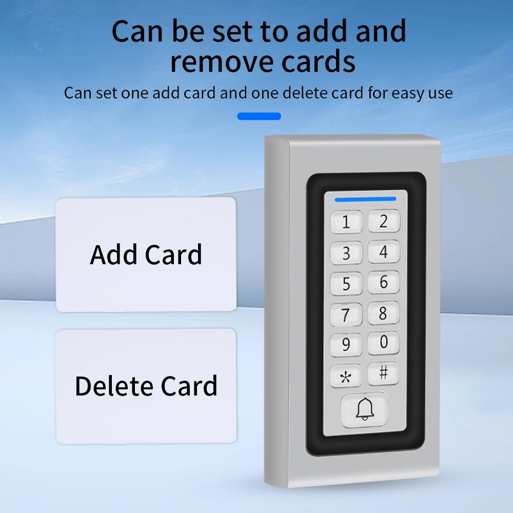 RFID Access Control System Keypad security protection Electronic Gate Opener Home Digital  for Eletric Magnetic Smart Door Locks