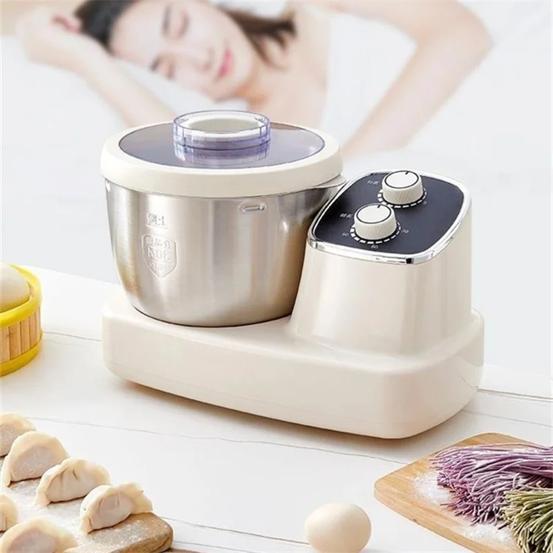 Household Small Automatic Flour Mixer Fermentation Kneading Machine Stirring Cook Machine Commercial Hair Beating Noodle Alive