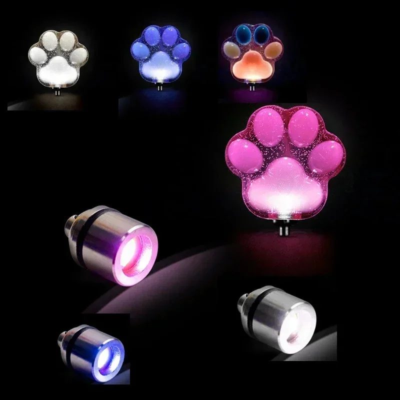 DIY Crystal Epoxy Resin Mold with Cat Paw Quicksand Lantern Keychain Cat Paw Silicone Mold