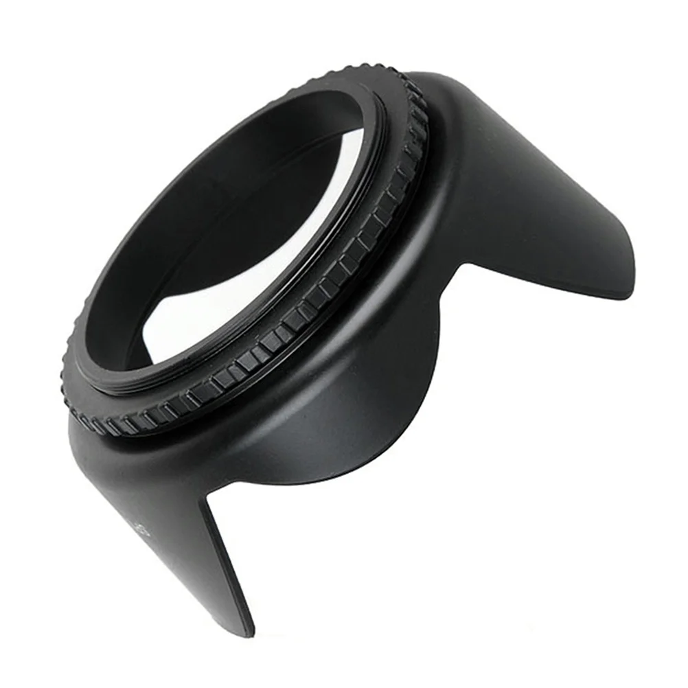 

Universal Dslr Lens Hood Professional 55Mm Camera Accessory Anti Flare Lens Protection Compatible