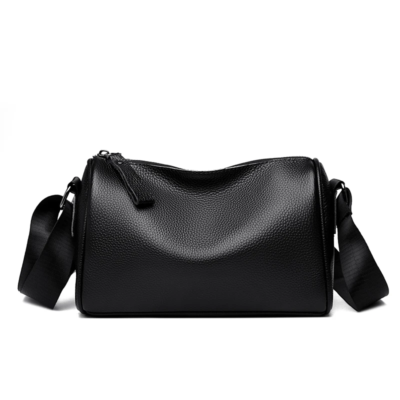 

100% Leather Casual Men's Messenger Luxury Brand Male Crossbody Bag Fashion