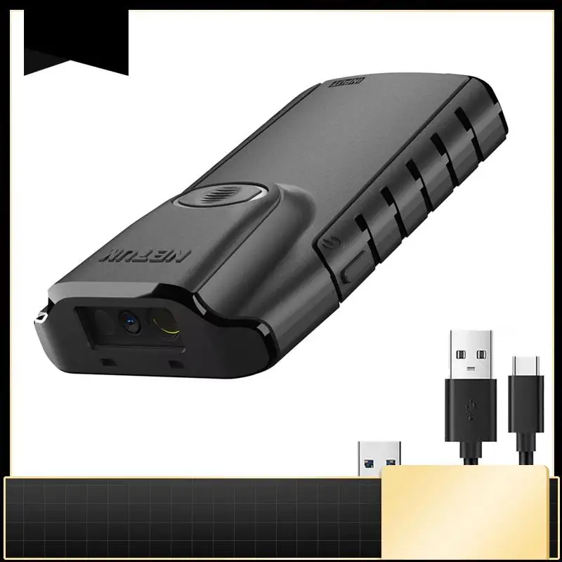 NETUM Wireless CCD Barcode Scanner And E800 Bluetooth 2D QR Bar Code Reader PDF417 Scanner For Mobile Payment Industry-N33R