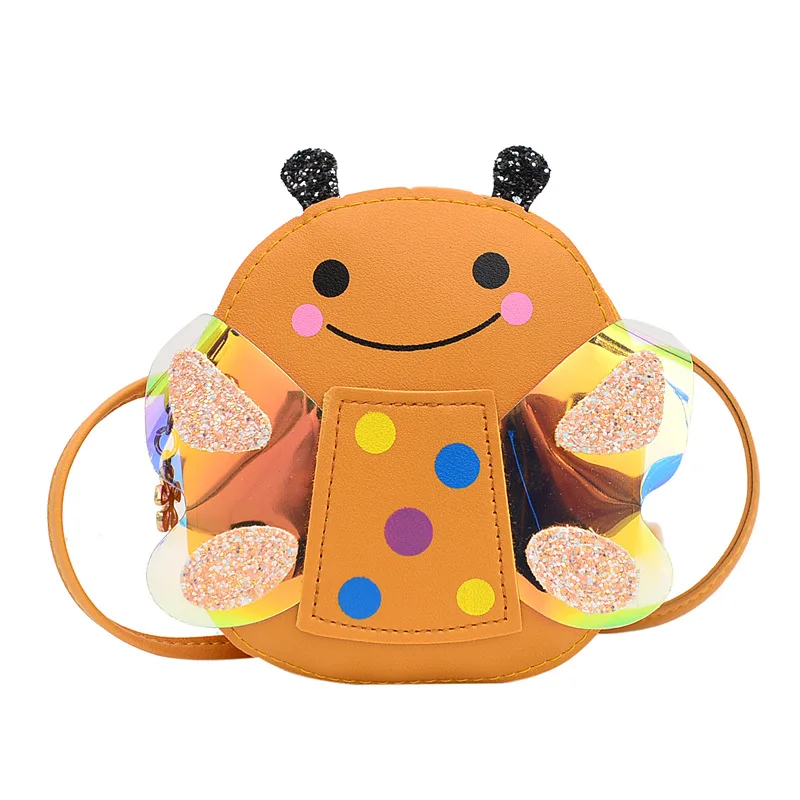 Mochila das crianças saco do mensageiro dos desenhos animados saco de moda meninas saco de borboleta criativa bolsa de ombro mochilas sacos de escola plecak