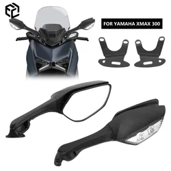 Motorcycle Rearview Mirror Rear View Mirrors For YAMAHA XMAX 300 XMAX300 Fit X-MAX 300 2023 Accessories