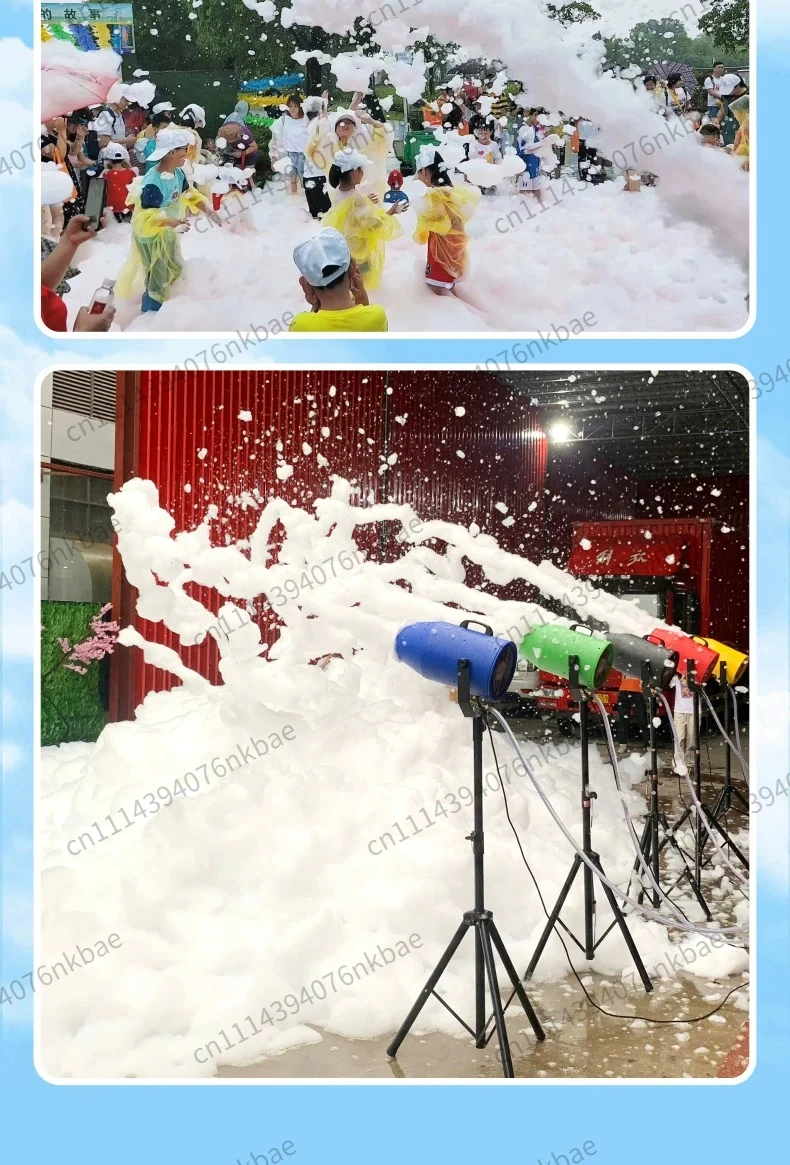 1000W Jet Foam Bubble Machine Portable Foam Maker for Party Swimming Pool DJ Stage Outdoor Event