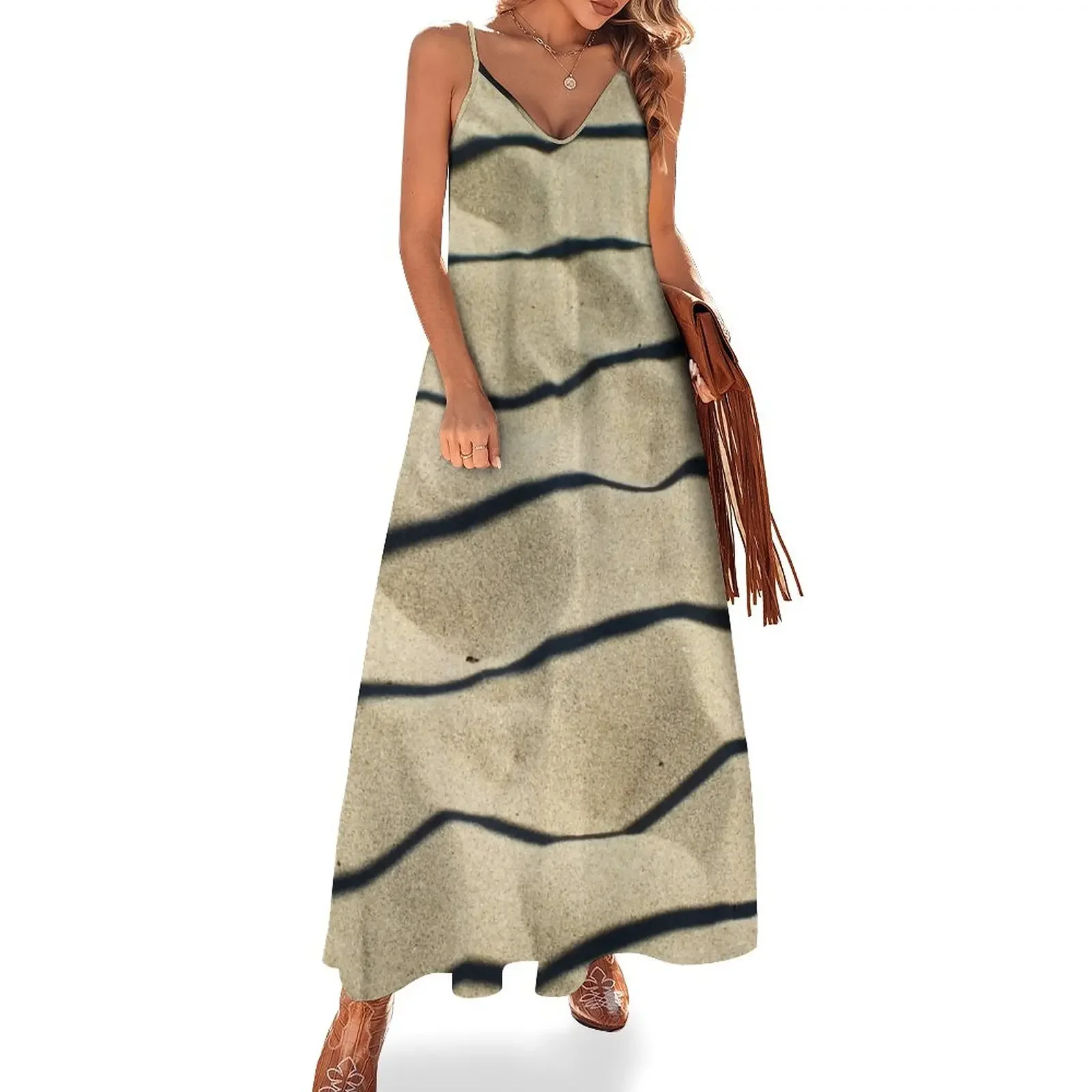 

Shadows in the Sand Sleeveless Dress summer woman dress 2024 Women's summer dresses