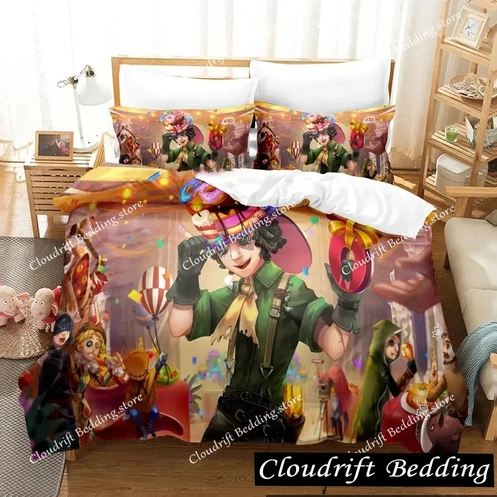 Game Identity V Anime Bedding Set Boys Girls Twin Queen King Size Duvet Cover Pillowcase Bed boys Adult Home Textileextile 4