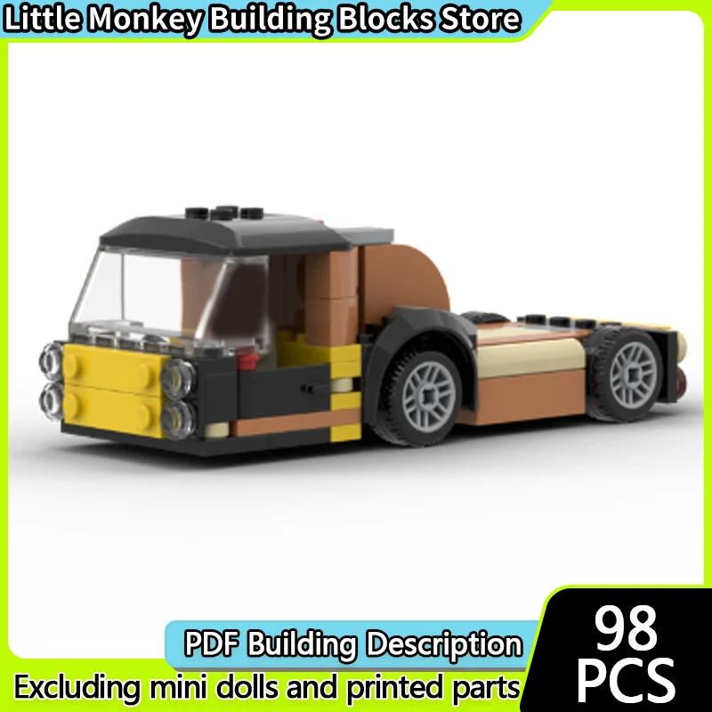 

Speed Racing Car Model MOC Building Bricks Classic Low Truck Modular Technology Children Holiday Gifts Assemble Toys Suit