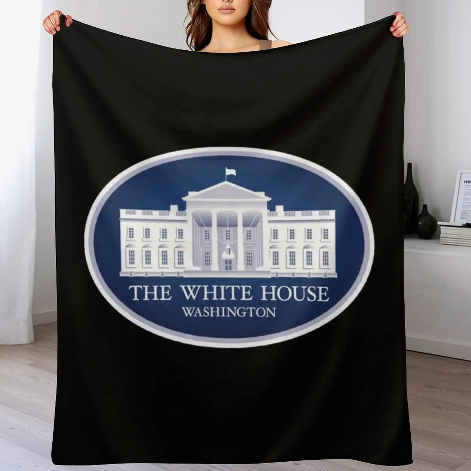 THE WHITE HOUSE SEAL Throw Blanket Cozy Throw Blanket for Bed Sofa Chair