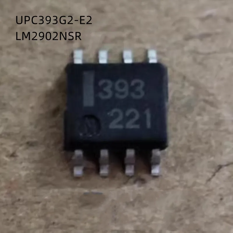 10Pcs/Lot UPC393 UPC393G2 UPC393G2-E2 393 SOP-8 LM2902 LM2902NSR SOP-14 New Original Chips
