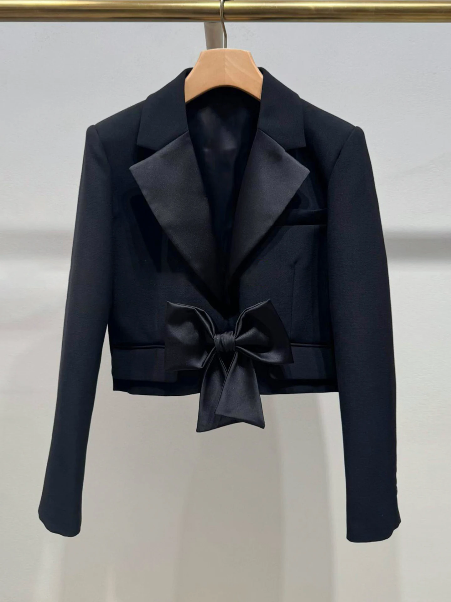 

Женский костюм Ele ort с галстуком-бабочкой для осенне-зимнего сезона, высококачественный материал, подставка для поездок на работу, Sle