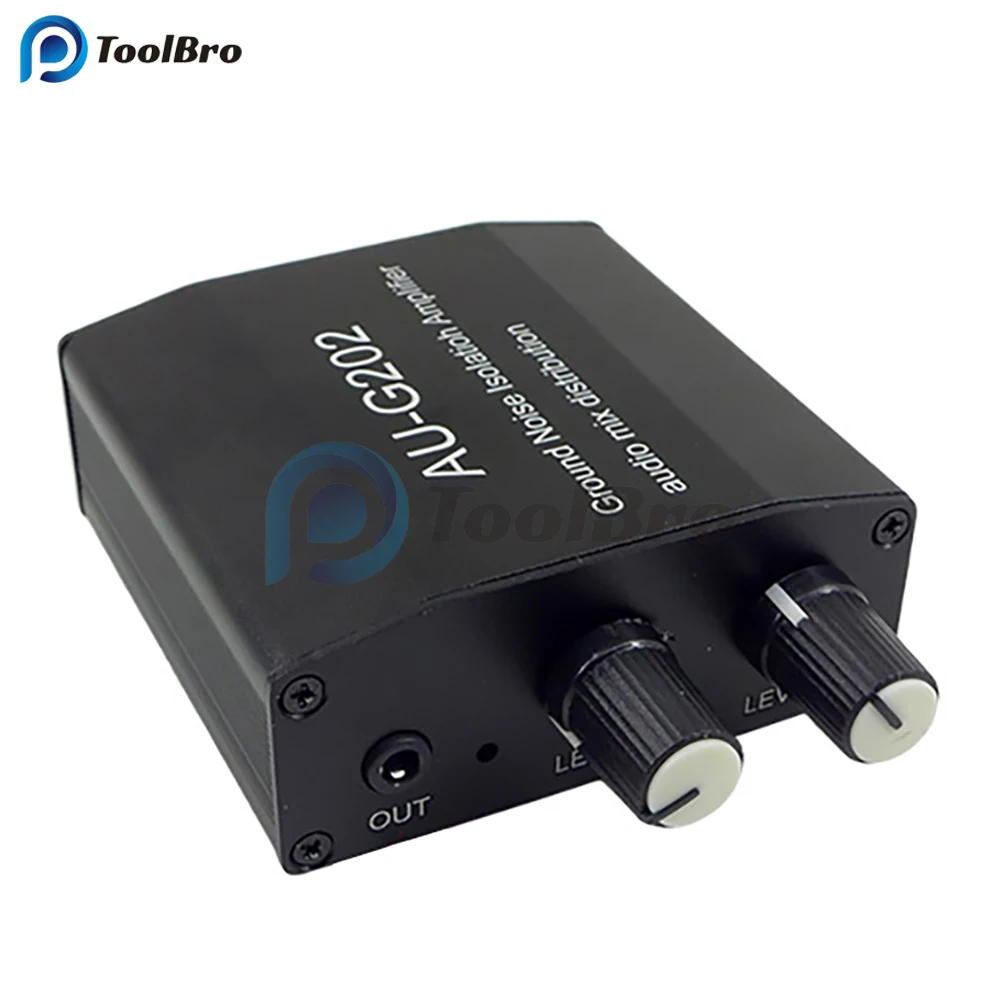Ground Noise Isolamento Amplificador Audio Mix Distribuição Stereo Mixer Headphone Amplificador de Potência Subwoofer Speaker dc 518v