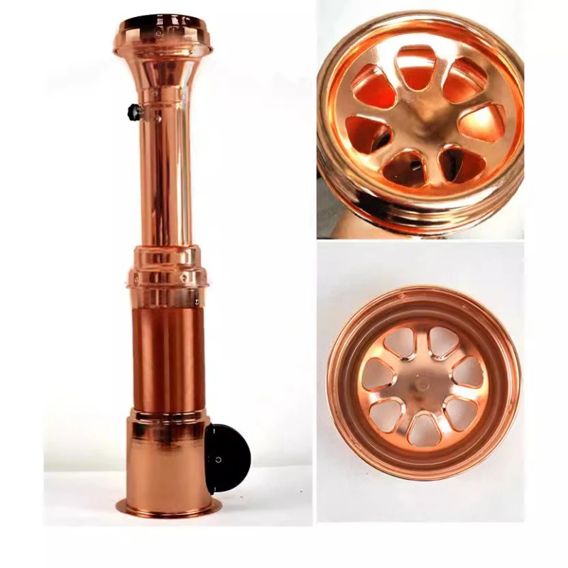 Penutup Asap BBQ Korea, Penutup Asap Mudah Dipasang, Penutup Asap Stainless Steel, Penutup Asap Kompak dengan Daya Hisap Kuat