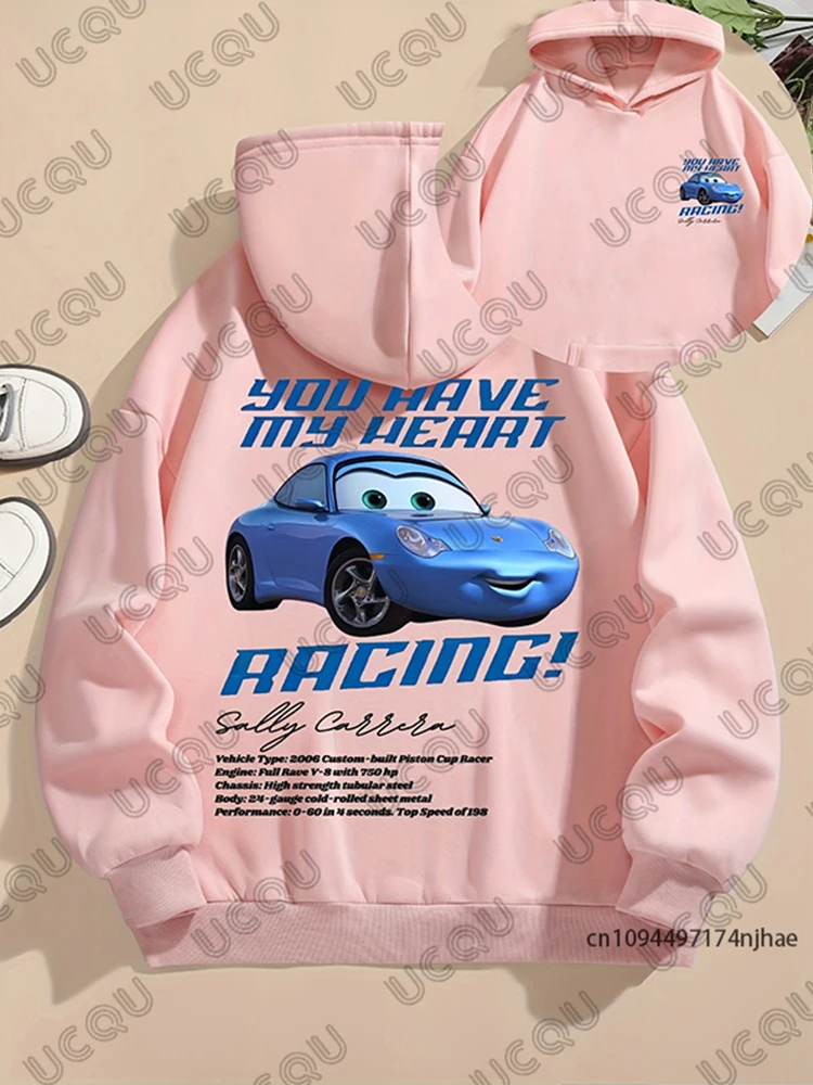 2026 The Cars Sally Felpe con cappuccio grafiche per donna Uomo Autunno Inverno Pullover a maniche lunghe Felpa casual Top per coppie oversize