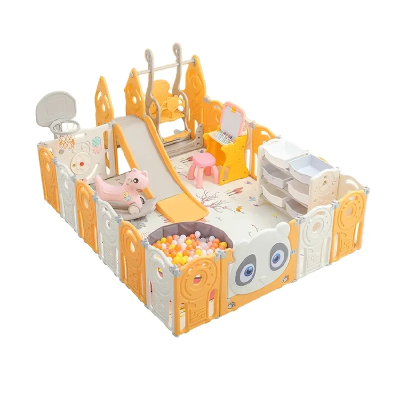 Children Play Yard Plastic Baby Playpen Living Room Bed Room Indoor Baby Safe Fence