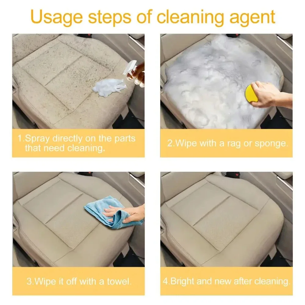 Multi-purpose Foam spray cleaner for cars Multifunctional Foam Cleaner Car Interior Home Wash Maintenance Surfaces Spray