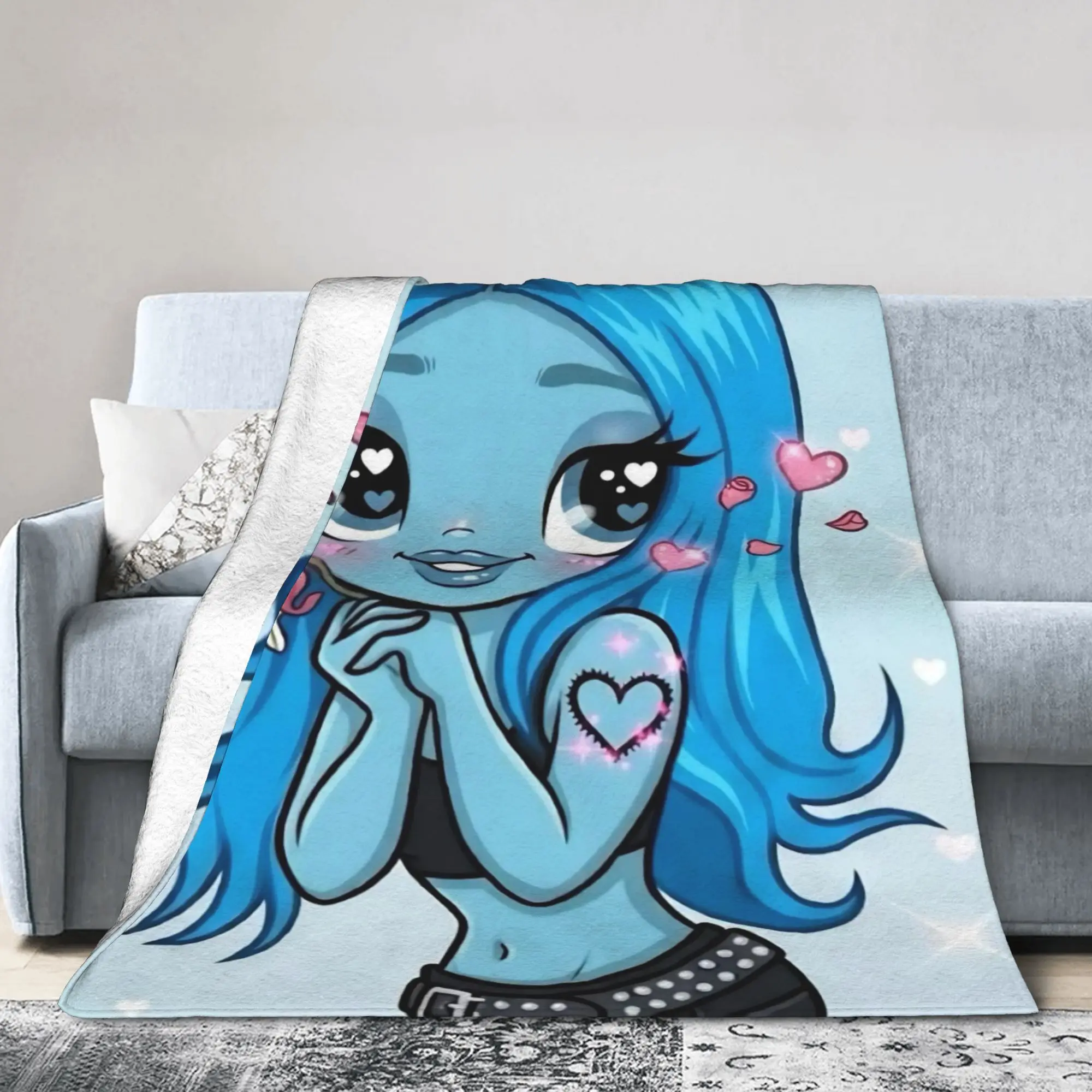 Karol G No Me Arrepiento de Sentir Tanto Knitted Blankets Flannel Throw Blanket Summer Air Conditioning Soft Warm Bedsprea
