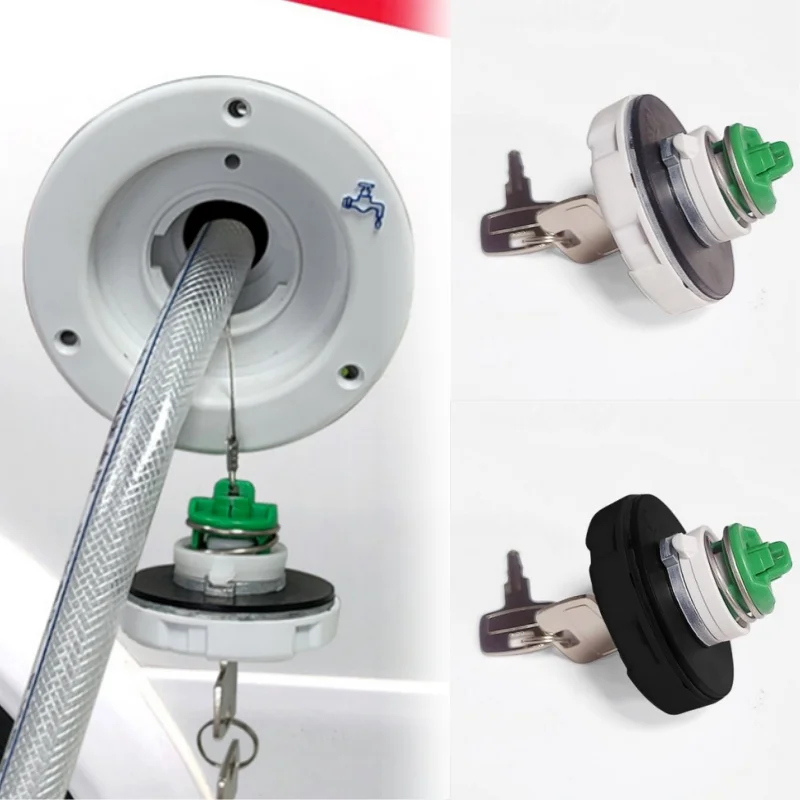 

For Fiamma Locking Water Filler Cap & Keys Replacement RV Caravan Motorhome Accessories 98658-002