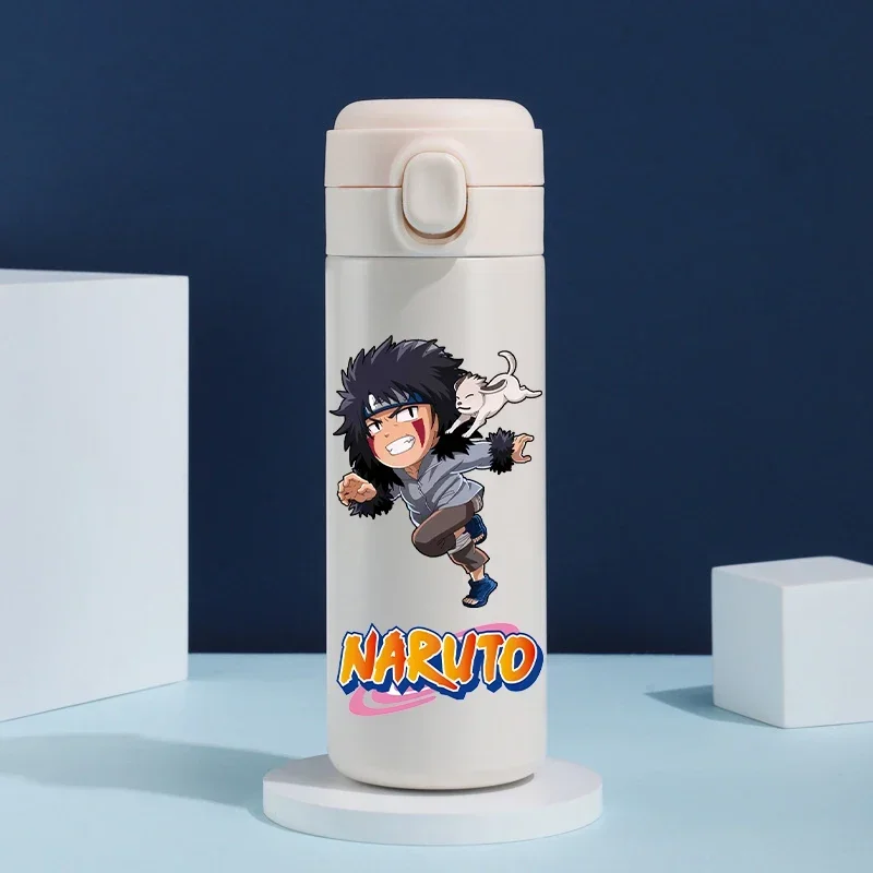 

Anime NARUTO Kawaii Cartoon Hyuga Hinata Inuzuka Kiba Vacuum Insulated Cup Direct Drinking Water Cup Student Water Cup Gift