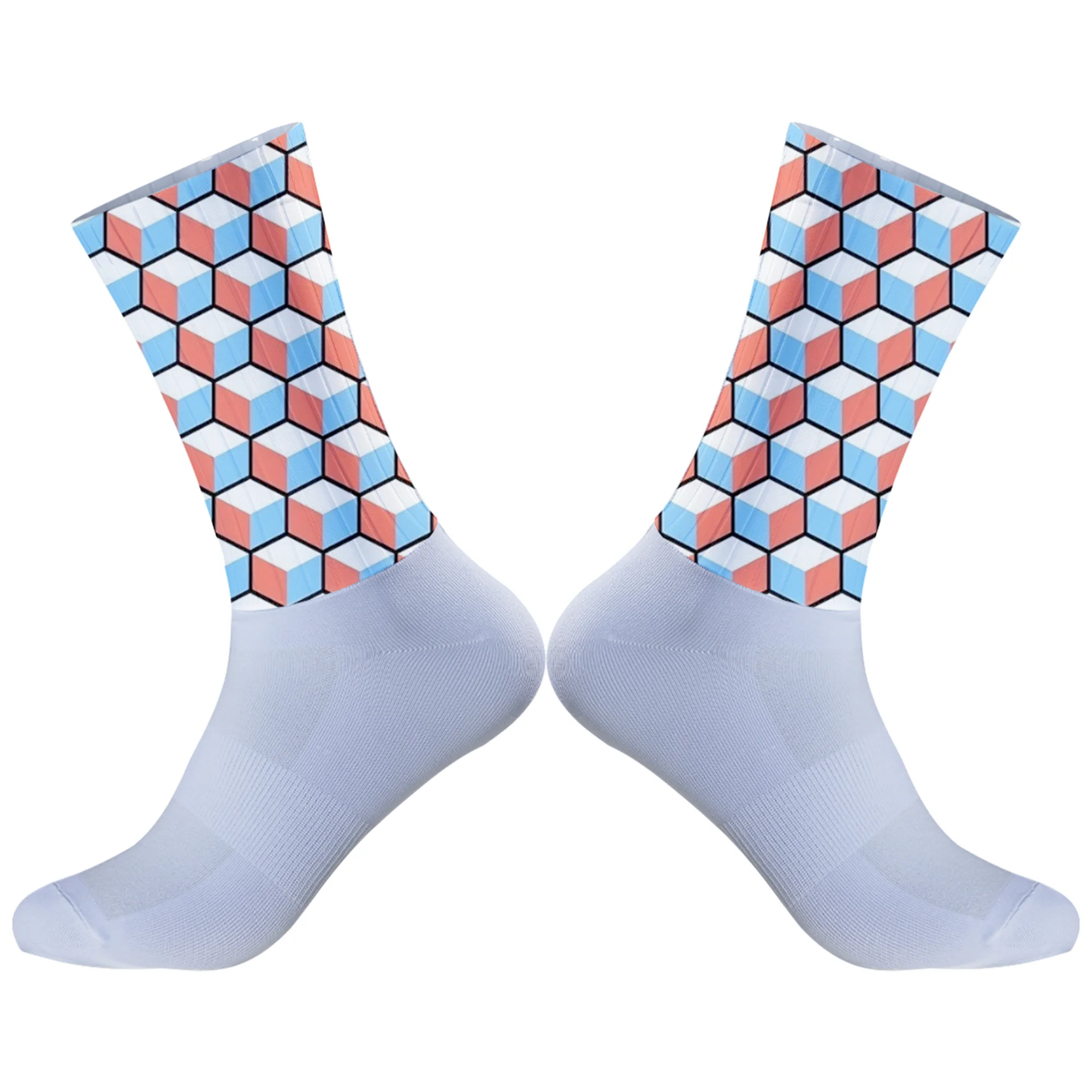 

2025 New Unisex Novelty Nylon Cycling Socks - Durable, Breathable for Bike Rides