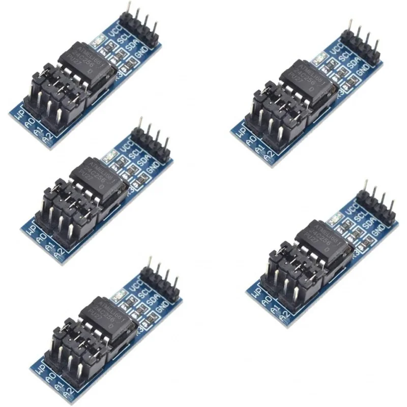 

AT24C256 256k Bits I2C Memory Module for Arduino Raspberry Pi | Reliable Data Storage with Write Protection