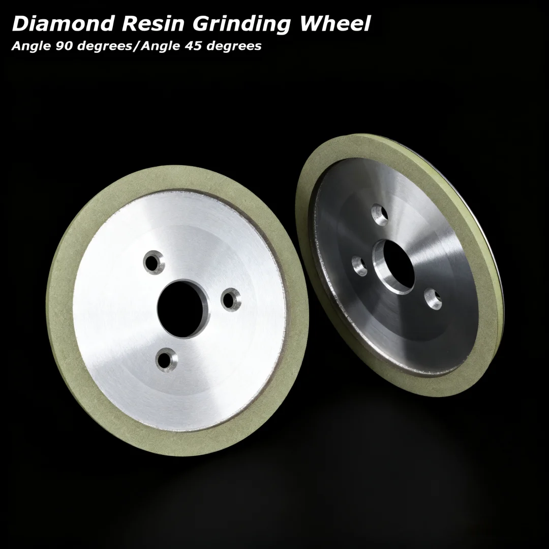 

125mm Sdc Resin Grinding Wheel Cup Disc For Carbide Metal Angle Tool Three Hole Shaped Wheel