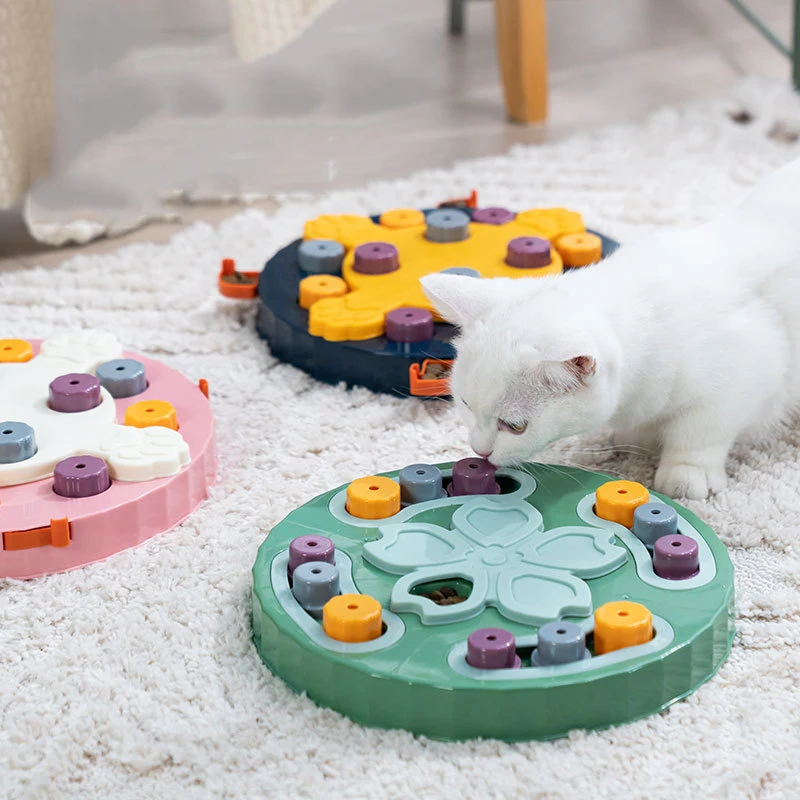 Dog Puzzle Toys Slow Feeder Interactive Increase Puppy IQ Food Dispenser Slowly Eating NonSlip Bowl Pet Cat Dogs Training Game