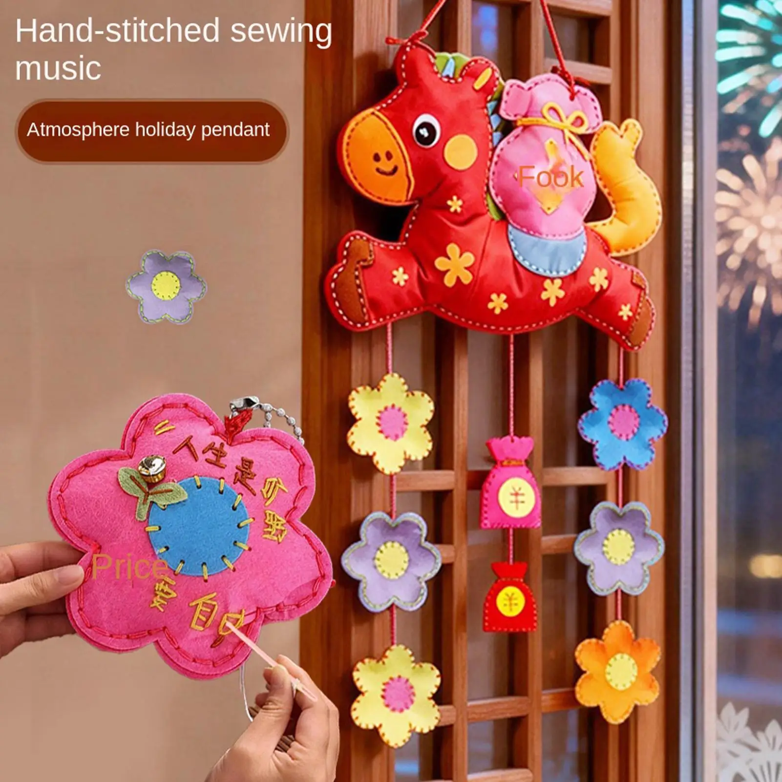 

Набор для ручного шитья для начинающих: полный комплект для творчества с инструкциями, портативный швейный набор для детей, подарок для рукоделия и DIY-проектов