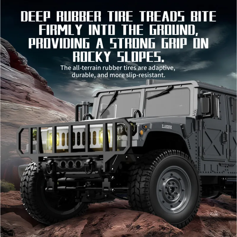 

New JJRC C8835 RC Car Simulation 4x4 All-terrain RC Off-road Climbing Car Electric Remote Control Car Model with Light Toy Gift