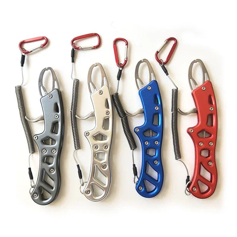 

Fish Lip Grip Tool Fish Lip Aluminum Alloy One Hand Easy Control Portable Fishing Lip Grabber