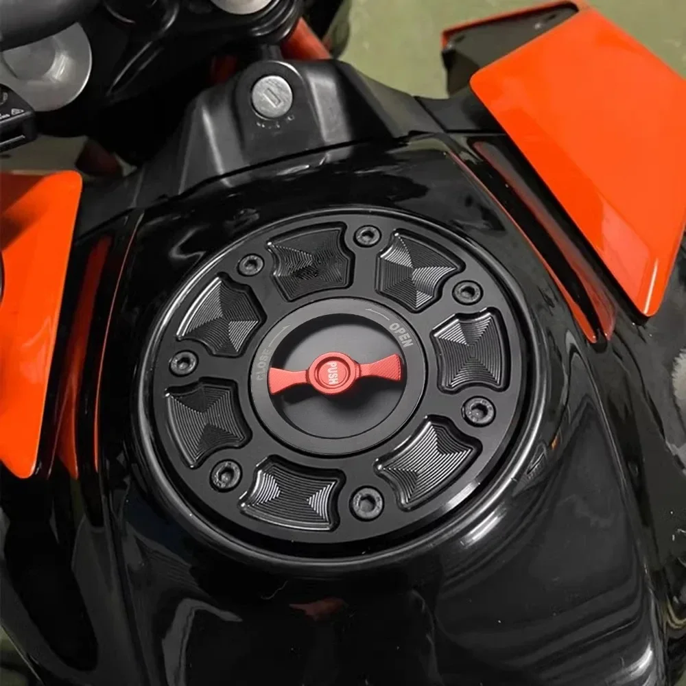 Аксессуары для мотоциклов, крышка топливного бака для Duke 390 RC 390 Duke 790 890 R 250, крышка масляного топливного бака, быстросъемная алюминиевая крышка