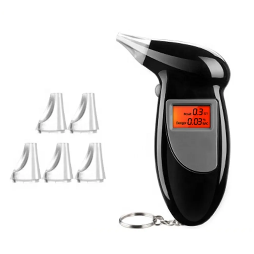 Backlit Digital Display Alcohol Tester Handheld Breath Alcohol Tester Alcohol Concentration Analyzer Lcd Digital Displaydetector