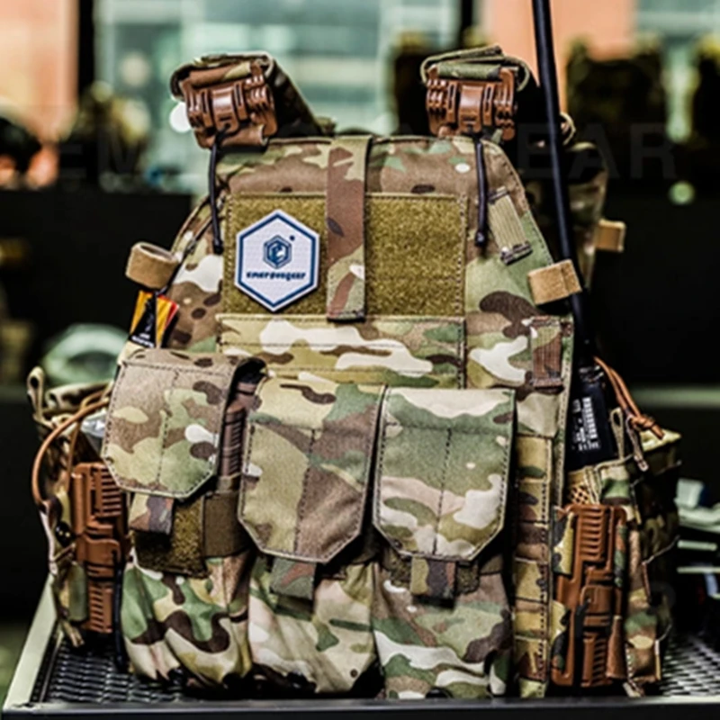 Chaleco táctico Emersongear 094K portaplacas liberación rápida caza - imagen 4