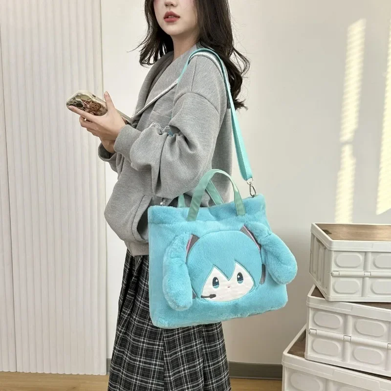 Animation Hatsune Miku High-looking Japanese and Korean Cartoon New Girl Fresh and Versatile Handbag Student Shoulder Bag