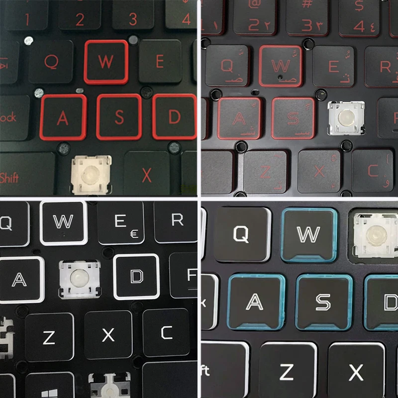 New Replacement Keycap Key cap Hinge  For Acer Predator Helios 300 PH315-52 PH317-53 PH317-53-795U PH317-54 Keyboard