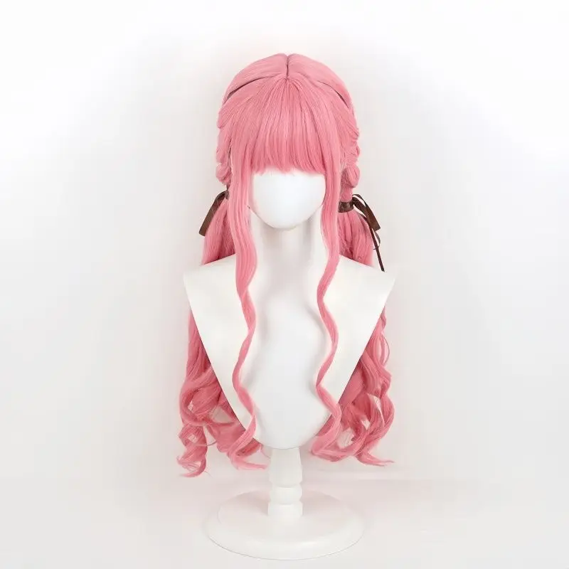 Infinity Nuan Nuan Cosplay Wig - Long Cornrows Hair with Bangs, Anime Character Costume
