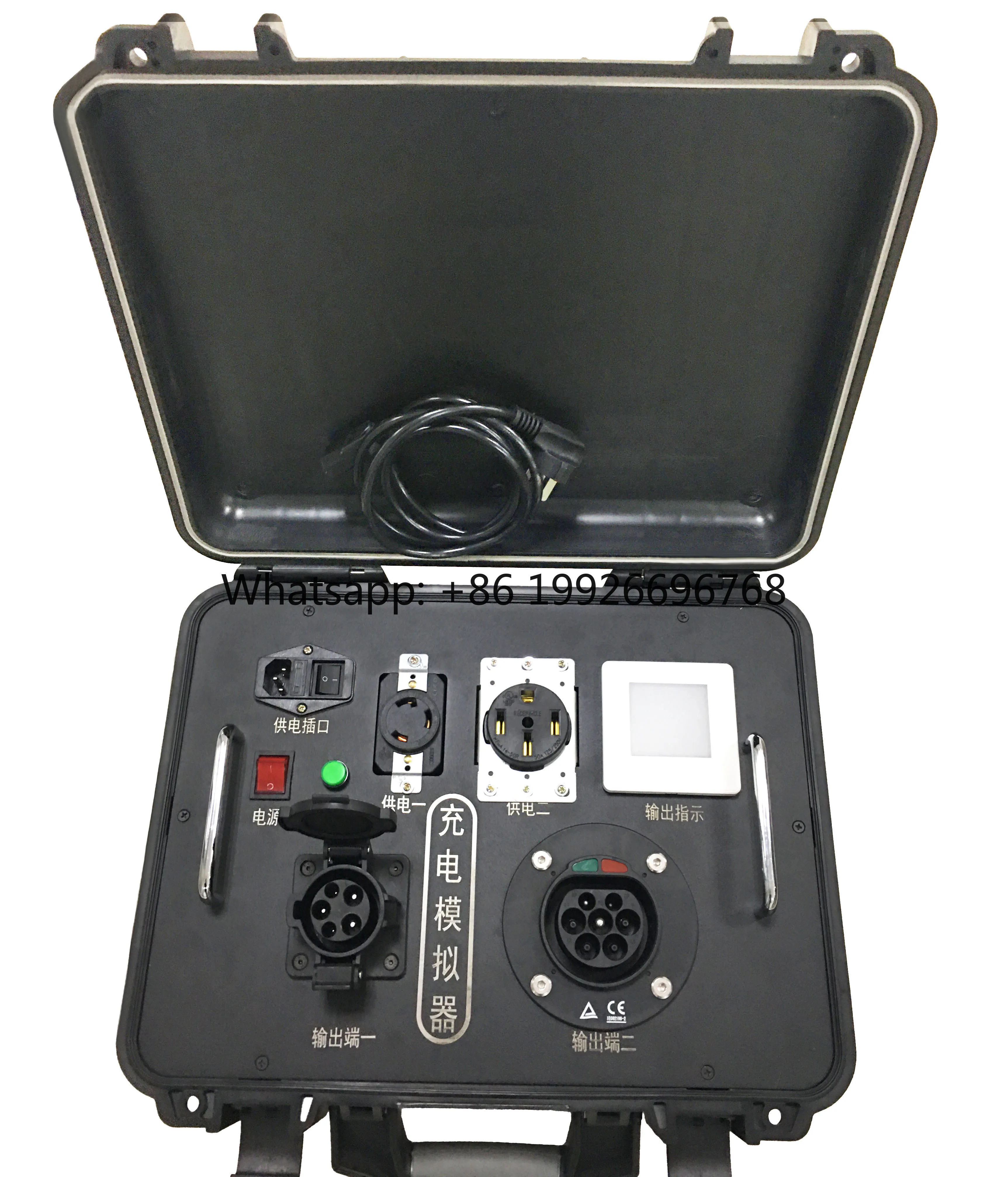 

Новый портативный симулятор зарядного устройства для электромобилей JET, 32А, Тип 2 и Тип 1, тестер-анализатор зарядки электромобилей, новые портативные разъемы для электромобилей