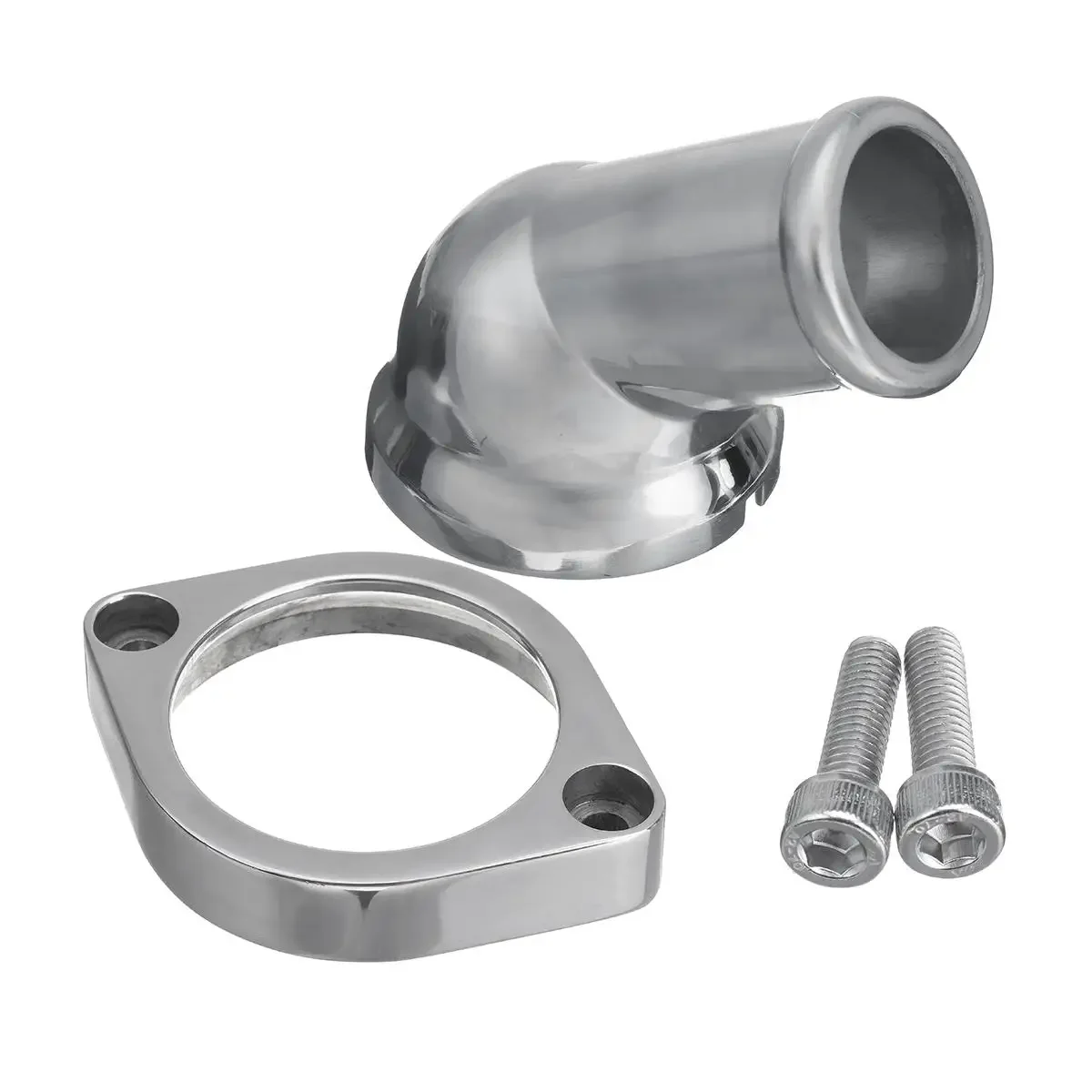 45 Degree Car Cooling Coolant Water Distribution Pipe Thermostat Housing Cover For Chevy LS1 LS2 LS3 LS7 LS9 4.8L 5.3L 6.0L