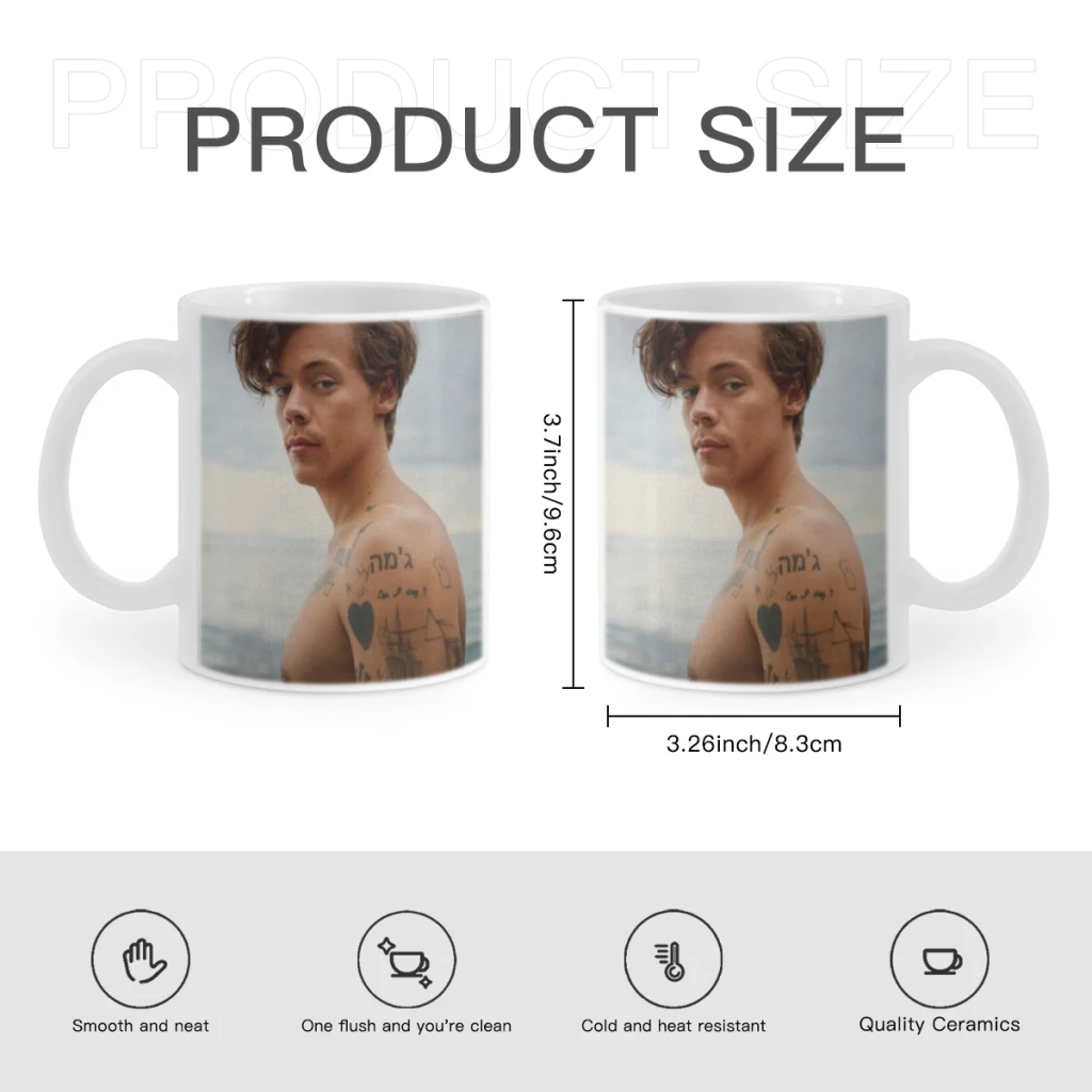 Singer H-Harrys S-Styles Ceramic Cup Coffee Oatmeal Breakfast Cup Creative Personality Mug