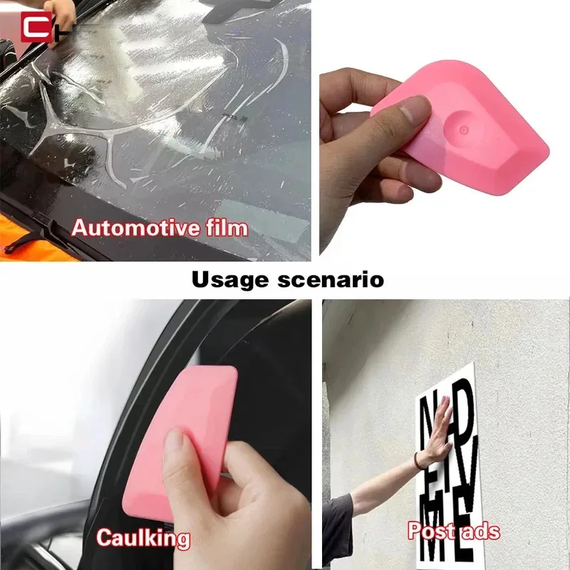 5/10/20PCS Pink Foil Squeegee Hard Card Squeegee Scraper Label and Sticker Remover Tint Car Vinyl Film Wrap Tool Car Accessories