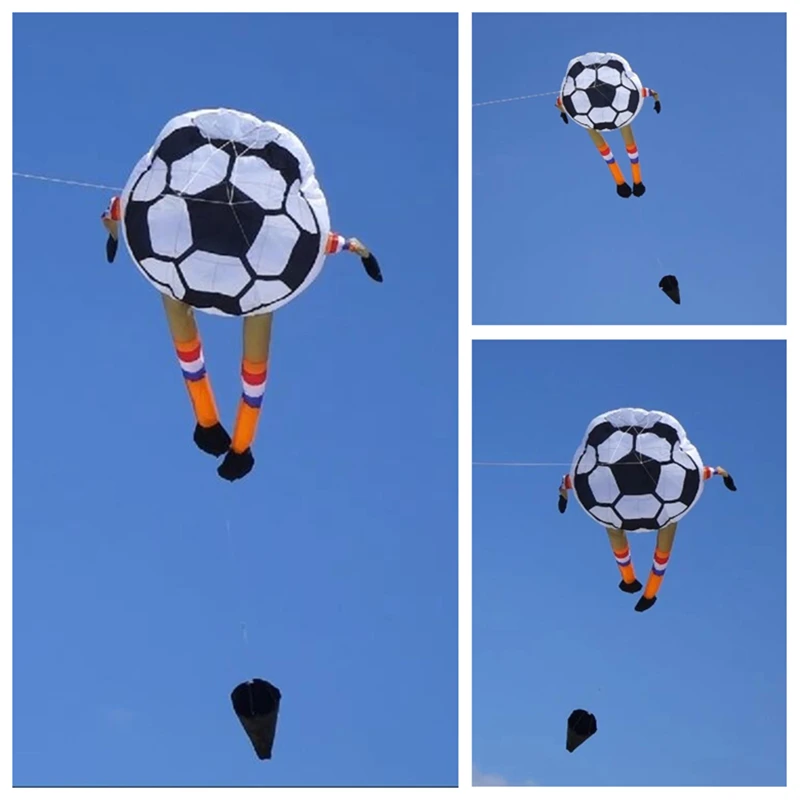 free shipping football kite large soft kites flying for adults nylon kites inflatable kite wind sock flag kite traction flying