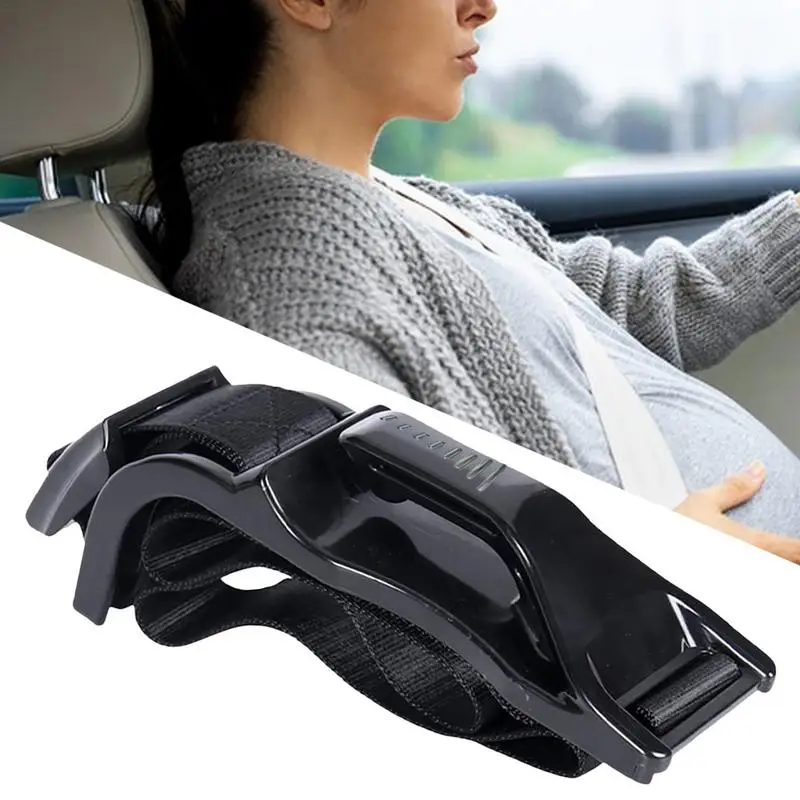 Pregnancy Safety Belt For Car Pregnancy Bump Strap Adjuster Slip Resistance Easy To Install Pregnancy Seatbelt For Expectant