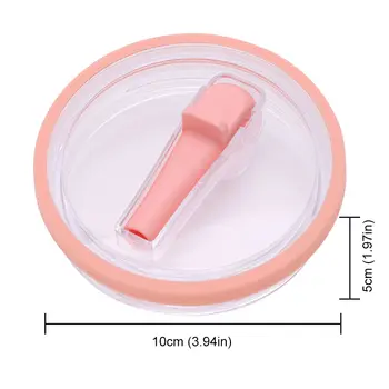 40oz hrnek s výklopným víčkem s brčkem, náhradní víčko odolné proti rozlití, opakovaně použitelný kryt na hrnek odolný proti stříkající vodě pro Stanley Cug 6 nejlepší prodej Yeti 30 oz sklenice - №5